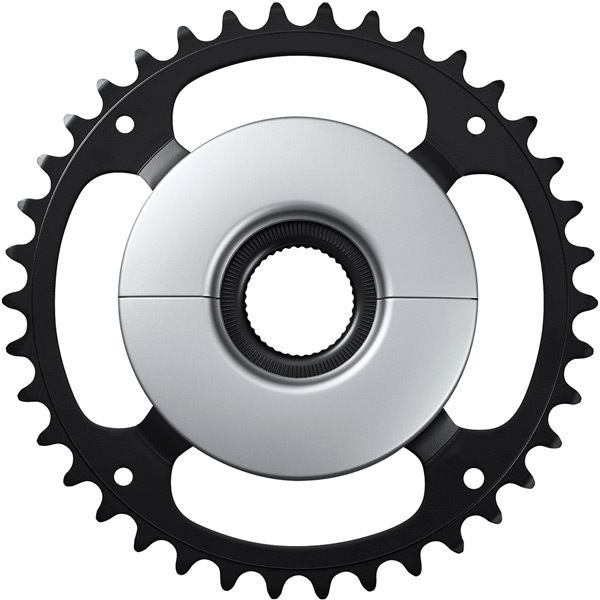 Shimano STEPS SM-CRE50 STEPS chainring, black/silver, 38T without chainguard click to zoom image