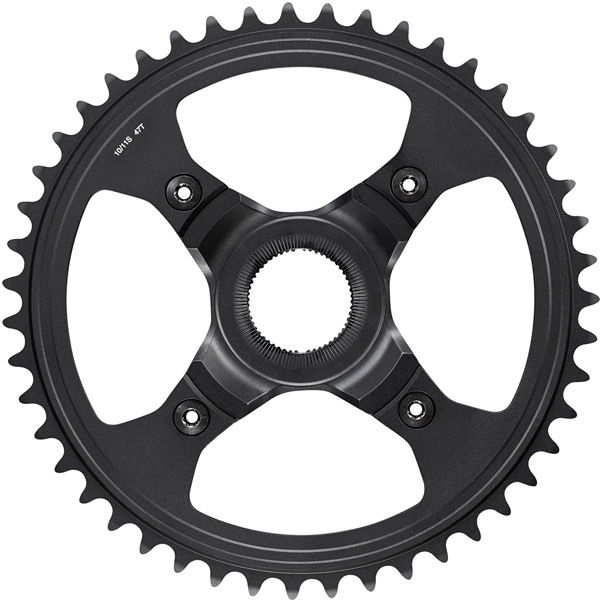 Shimano STEPS SM-CRE80-R chainring, 47T for chainline 50 mm, without chainguard, black click to zoom image