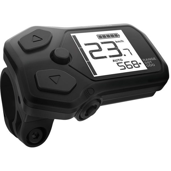 Shimano STEPS SC-E5000 assist switch with cycle computer, 22.2 mm clamp band click to zoom image