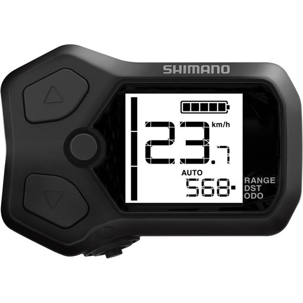Shimano STEPS SC-E5003 STEPS cycle computer display with assist switch, for I-Spec-EV click to zoom image