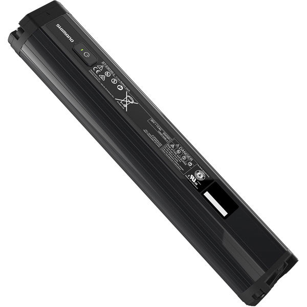 Shimano STEPS BT-E8035-L STEPS battery 504 Wh, down tube integrated mount, long fit, black click to zoom image