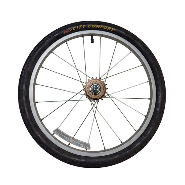 Burley Rear Wheel with Free Hub Cassette click to zoom image