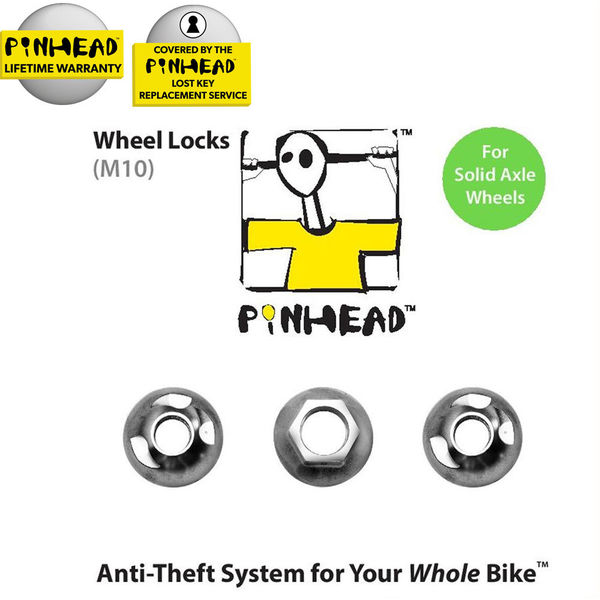 Pinhead Solid Axle Wheel Lock M10 click to zoom image
