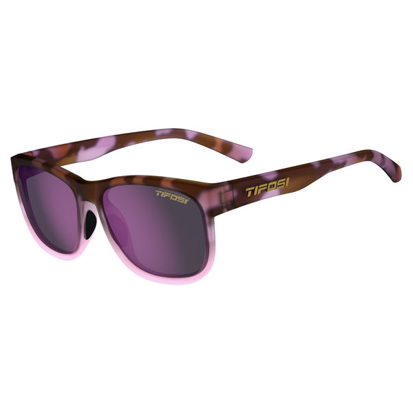 Tifosi Eyewear Swank Xl Single Lens Sunglasses Pink Tortoise click to zoom image