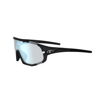Tifosi Eyewear Sledge Fototec Single Lens Sunglasses Matte Black Clarion Blue