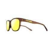 Tifosi Eyewear Swank Single Lens Eyewear Woodgrain/Smoke Yellow 