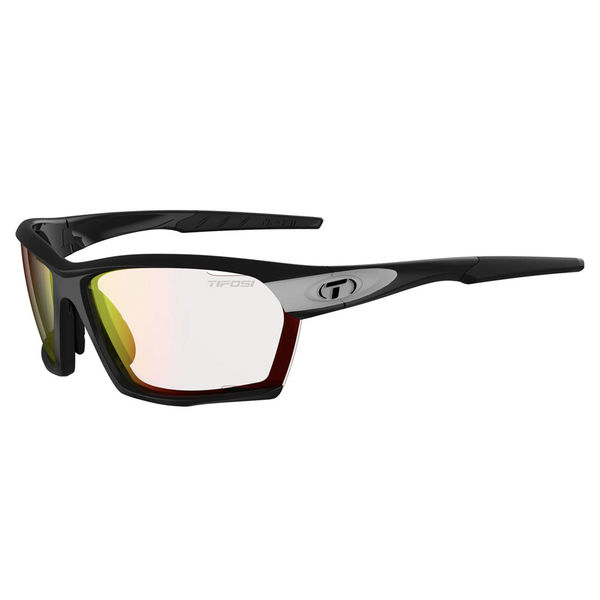 Tifosi Eyewear Kilo Clarion Red Fototec Single Lens Sunglasses Black/White/Clarion Red Fototec click to zoom image