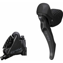 Shimano GRX BL-RX610 GRX hydraulic disc brake lever bled with BR-RX400 calliper, left rear