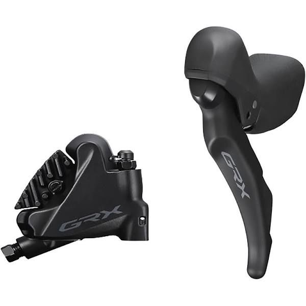 Shimano GRX BL-RX600 GRX hydraulic disc brake lever bled with BR-RX400 calliper, left rear click to zoom image