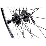 M Part Wheels Gravel Front Wheel Shimano Deore 6 Bolt Hub QR 100mm 700c TLR Rim black click to zoom image