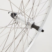 M Part Wheels MTB Rear Wheel Nutted Screw On silver 26 inch click to zoom image