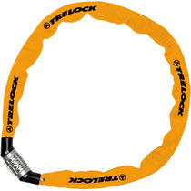 Trelock Chain Lock BC115 60cm x 4mm Combo Orange
