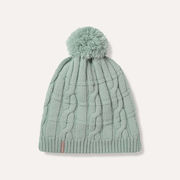 Sealskinz Hemsby Waterproof Cold Weather Cable Knit Bobble Hat Small/Medium Blue  click to zoom image