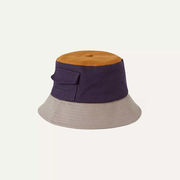 Sealskinz Lynford Waterproof Mens Colour Block Canvas Bucket Hat Small/Medium Navy/Yellow/Beige  click to zoom image