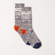 Sealskinz Thwaite Bamboo Mid Length Twisted Sock Small/Medium Grey/Blue/Orange/Cream  click to zoom image