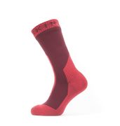 Sealskinz Waterproof Extreme Cold Weather Mid Length Sock Small Red  click to zoom image
