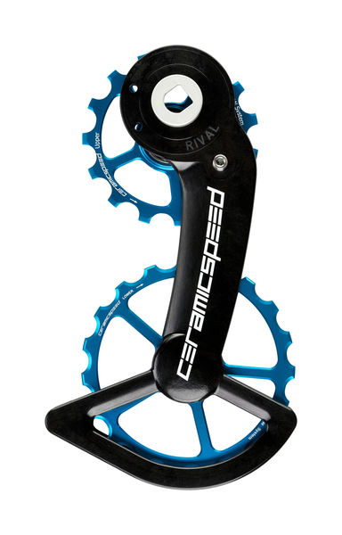 CeramicSpeed OSPW System Coated SRAM Rival AXS Pulley Wheels Blue click to zoom image
