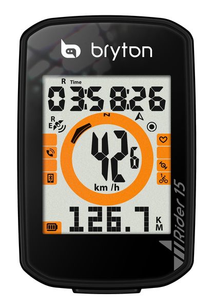 Bryton Rider 15 GPS Cycle Computer click to zoom image