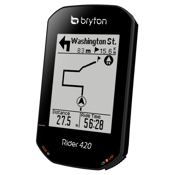 Bryton Rider 420e Gps Cycle Computer: click to zoom image
