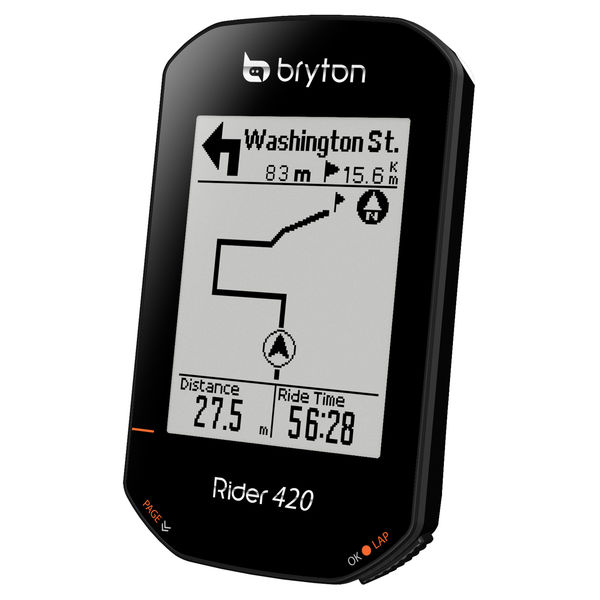 Bryton Rider 420h Gps Cycle Computer Bundle With Heart Rate: click to zoom image