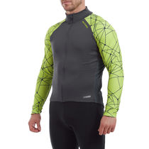 Altura Icon Long Sleeve Men's Windproof Jersey Navy/Lime