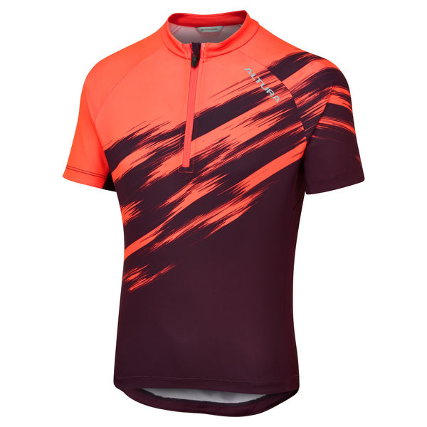 Altura Kid's Airstream Short Sleeve Jersey Pink/Purple click to zoom image