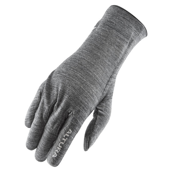 Altura Merino Liner Gloves Grey click to zoom image