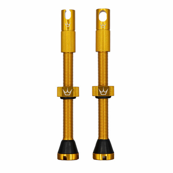 Peaty's x Chris King Tubeless MK2 Valves 60mm Gold click to zoom image