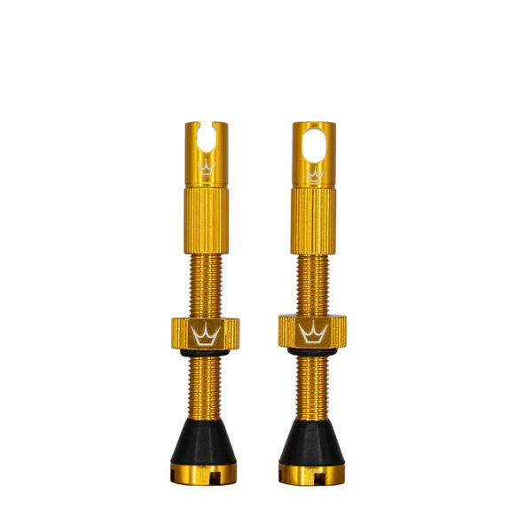 Peaty's x Chris King Tubeless MK2 Valves 42mm Gold click to zoom image