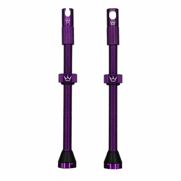 Peaty's x Chris King Tubeless MK2 Valves 80mm Violet click to zoom image