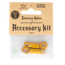 Peaty's x Chris King Tubeless Valve Accessory Kit Gold