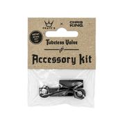 Peaty's x Chris King Tubeless Valve Accessory Kit Single Black  click to zoom image