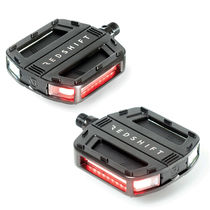 Redshift Sports Arclight Pedals Alloy Pedals with adjustable LEDs (Red/White) - Clip in light design