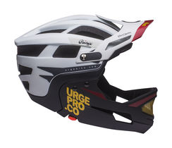 Urge Gringo de la Sierra Full Face MTB Helmet White & Black