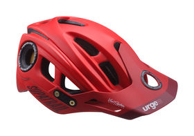 Urge SupaTrail RH MTB Helmet Hard Visor Red