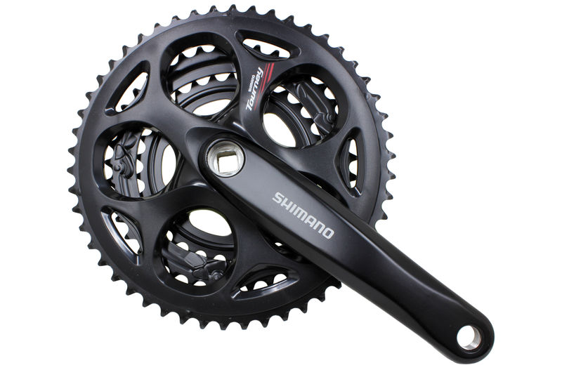 Shimano FC-A073 Square Taper Triple Chainset 7/8-Speed click to zoom image