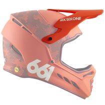 SixSixOne Reset Helmet Visor Digi Orange Os