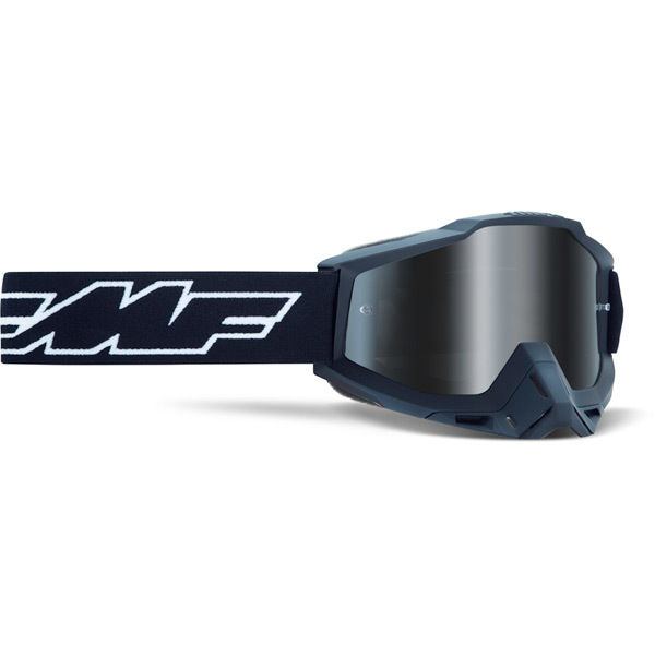 FMF Goggles POWERBOMB Goggle Rocket Black Mirror Silver Lens click to zoom image