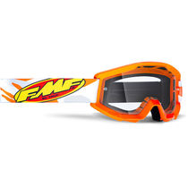 FMF Goggles POWERCORE Goggle Assault Grey Clear Lens