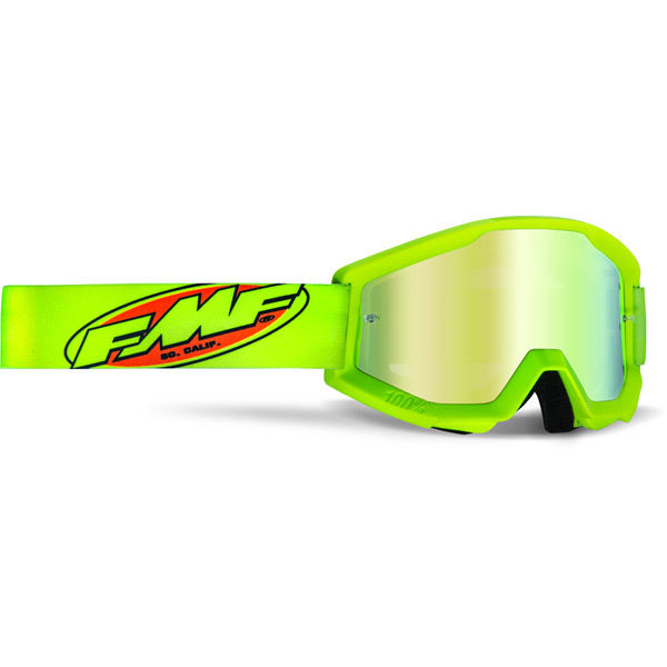 FMF Goggles POWERCORE Goggle Core Yellow Mirror Gold Lens click to zoom image