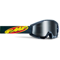 FMF Goggles POWERCORE YOUTH Goggle Core Black Mirror Silver Lens