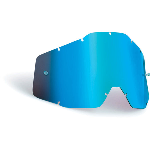 FMF Goggles POWERBOMB/POWERCORE Replacement Lens Anti-Fog Blue Mirror/Blue click to zoom image