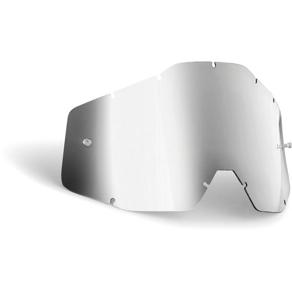 FMF Goggles POWERBOMB/POWERCORE Replacement Lens Anti-Fog Silver Mirror click to zoom image