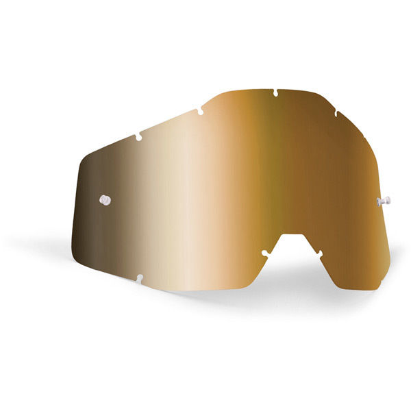 FMF Goggles POWERBOMB/POWERCORE Replacement Lens Anti-Fog True Gold Mirror click to zoom image