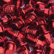 TAG Metals T1 Pedal Pins 4mm, Cone Red  click to zoom image