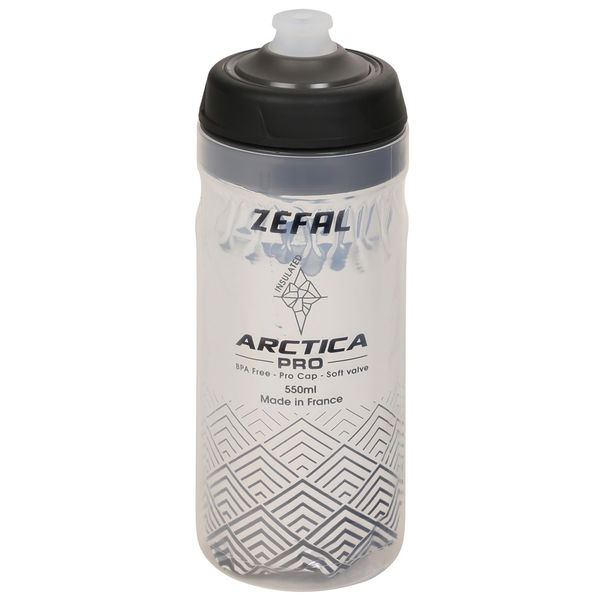 Zefal Arctica Pro 55 Silver/Black Bottle click to zoom image