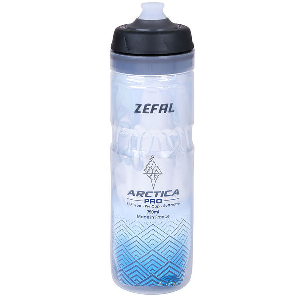 Zefal Arctica Pro 75 Silver/Blue Bottle click to zoom image