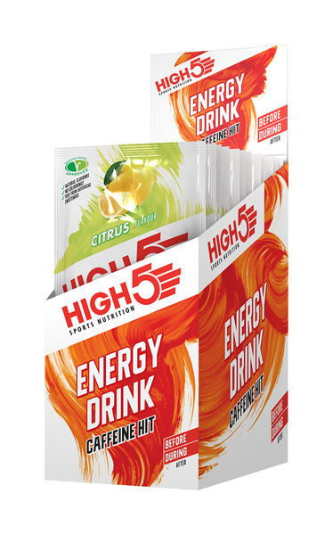 High5 Energy Drink Caffeine Hit Sachet x12 47g Citrus click to zoom image
