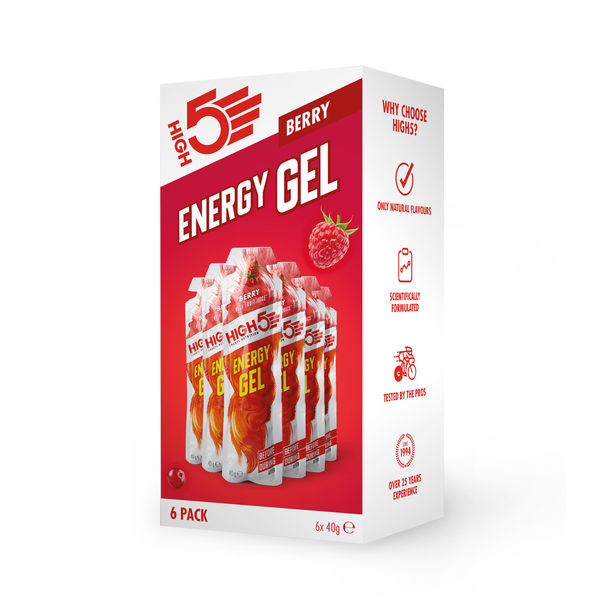 High5 High5 Energy Gel x6 40g Berry click to zoom image