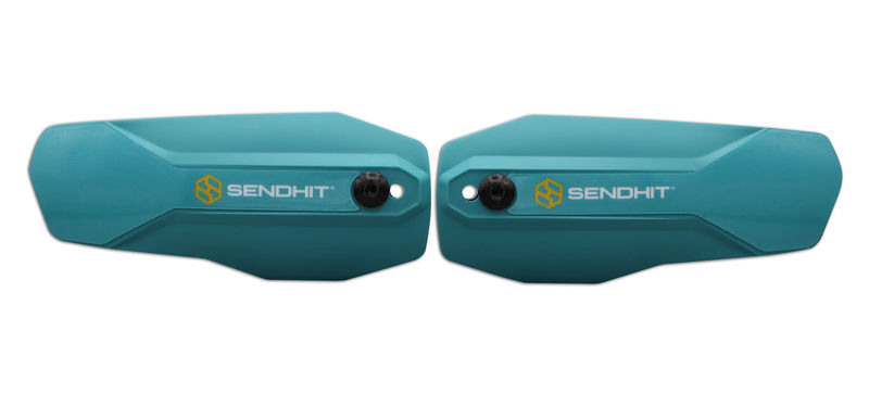 Sendhit Nock V2 MTB Hand Guards Pair Turquoise click to zoom image